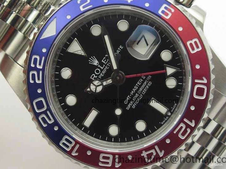 On 126710 A2813 Bracelet Best SS GMT-Master SS BPF Edition Dial Black II Maker BLRO Jubilee 0112